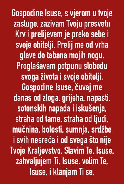 Predragocjena Krv Kristova